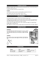 Preview for 5 page of Zenith Filter Tap Installation And Operating Instructions Manual