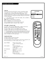 Preview for 16 page of Zenith HealthView H20E50DT Installation And Operating Manual, Warranty