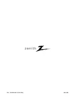 Preview for 32 page of Zenith P42W24B Installation And Operating Manual