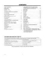 Preview for 5 page of Zenith SENTRY 2 SY2552 Operating Manual & Warranty