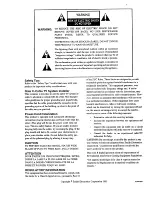 Preview for 2 page of Zenith VR4285HF Operating Manual & Warranty