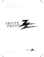 Zenith Z17LZ5R Operating Manual preview