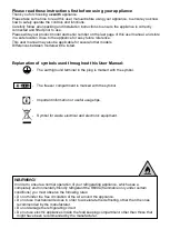 Preview for 3 page of Zenith ZCS3552W Instruction Manual