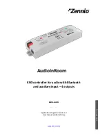 Zennio AudioInRoom ZMU-AUIR User Manual preview