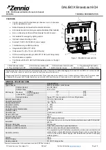 Zennio DALIBOX ZDI-DLB6 Technical Documentation preview