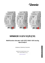 Preview for 1 page of Zennio MINiBOX 0-10V X3 User Manual