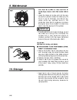 Preview for 24 page of Zenoah BCZ3000 Owner'S/Operator'S Manual