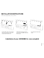 Preview for 25 page of ZENOVIA AIRHOME 5 User'S Manual & Installation Instructions