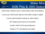 Preview for 3 page of ZEP METER MIST 3000 Plus Equipment & Instructions