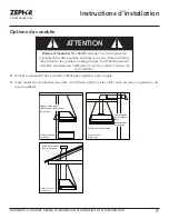 Preview for 55 page of Zephyr AK9428BS Use, Care And Installation Manual