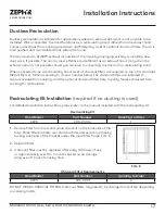 Preview for 17 page of Zephyr AK9528AS Use, Care And Installation Manual