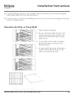 Preview for 19 page of Zephyr Brisas BBV24C01AG Use, Care And Installation Manual