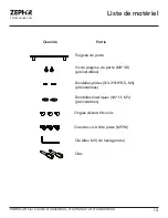 Preview for 45 page of Zephyr Presrv PRB15C01CG Use, Care And Installation Manual