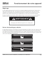 Preview for 57 page of Zephyr Presrv PRB15C01CG Use, Care And Installation Manual