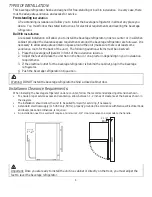 Preview for 9 page of Zephyr Presrv PRB24C01AG Use, Care & Installation Manual