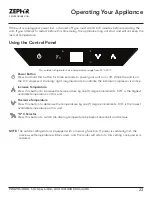 Preview for 23 page of Zephyr Presrv PRR24C01AS-OD Use, Care And Installation Manual