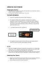 Preview for 3 page of Zero Appliances ECF220AC Instructions Manual