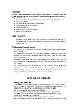 Preview for 4 page of Zero Appliances ECF220AC Instructions Manual