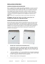 Preview for 3 page of Zero Appliances GF180IP Installation, Service And User Instructions Manual