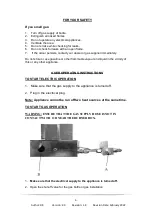 Preview for 5 page of Zero Appliances GF180IP Installation, Service And User Instructions Manual