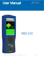 Zetec MIZ-21C User Manual preview