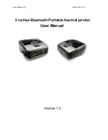 Preview for 1 page of Zeux 3 inches Bluetooth Portable thermal printer User Manual