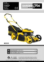 Zgonc Yellow GardenLine MD511 Translation Of Original Instruction Manual preview