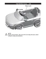 Preview for 21 page of Zhejiang Jiajia Ride-On Co. AUDI TT RS Owner'S Manual With Assembly Instructions