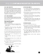 Preview for 7 page of Zhumell Z114 Owner'S Manual