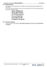 Preview for 24 page of ZIEHL-ABEGG FE2owlet-ECQ Assembly Instructions Manual