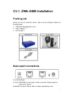 Preview for 7 page of Zinwell ZWA-G880 User Manual