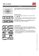 Preview for 8 page of Zip CLAGE CEX9-U Instructions For The User