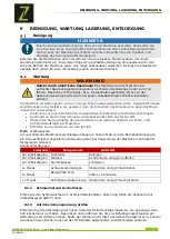 Preview for 18 page of ZIPPER MASCHINEN 9120039230306 User Manual