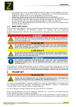 Preview for 12 page of ZIPPER MASCHINEN ZI-BAS205 User Manual