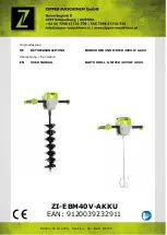 Preview for 1 page of ZIPPER MASCHINEN ZI-EBM40V-AKKU User Manual