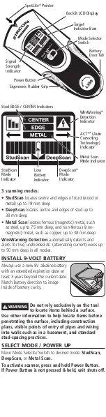 Preview for 2 page of Zircon MultiScanner L350 User Manual