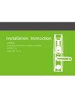 ZKTeco L4000 Installation Instruction preview