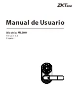 Preview for 11 page of ZKTeco ML300 Series User Manual