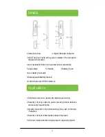 Preview for 2 page of ZKTeco ZK-D180 User Manual