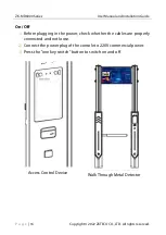 Preview for 17 page of ZKTeco ZK-MD6000 Series User Manual And Installation Manual