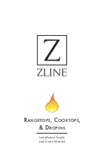 Zline RC-PBT-30 Installation Manual And User'S Manual preview