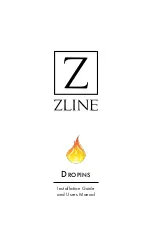 Preview for 1 page of Zline RCBR30 Installation Manual And User'S Manual