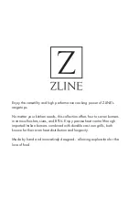 Preview for 3 page of Zline RTB30 Installation Manual And User'S Manual