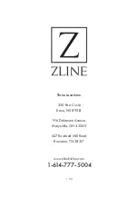 Preview for 34 page of Zline RTB30 Installation Manual And User'S Manual