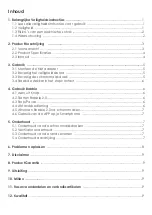 Preview for 3 page of Zoef Robot RB120TZ User Manual