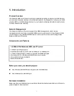 Preview for 5 page of Zonet ZUH2000 - V1.0 User Manual