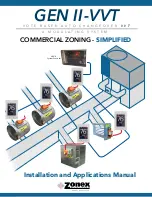 Zonex GEN II -VVT Installation And Application Manual preview