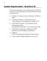 Preview for 6 page of ZoomText USB Setup Manual