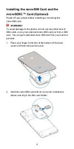 Preview for 4 page of Zte BLADE A530 Quick Start Manual