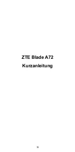 Preview for 17 page of Zte Blade A72 Quick Start Manual